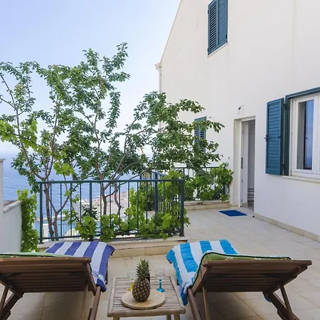 Ploce Apartments- Two-bedroom With Terrace And Sea View - Frana Cale 24 Street Dubrovnik